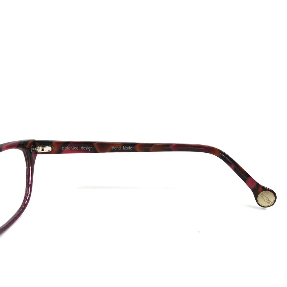 BOZ Eyeglasses Frames VANINA 8582 Pink Brown Purple Houndstooth 52-16-145